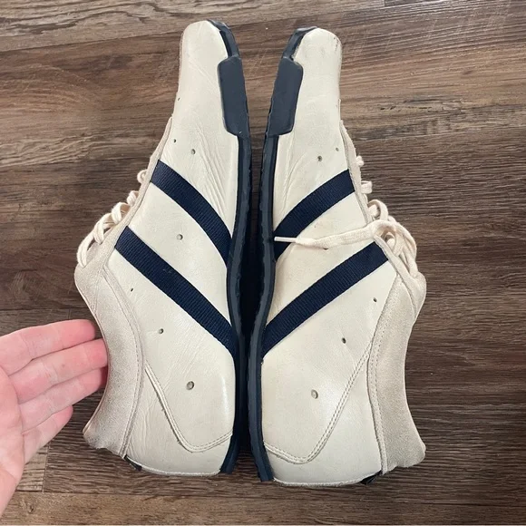 Diesel Y2K cream leather trainers 13 - Picture 5 of 10